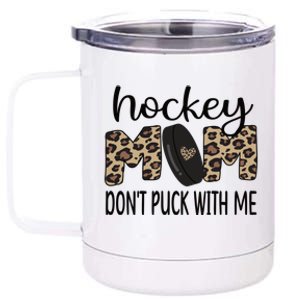 Ice Hockey Mom Of An Ice Hockey Player Hockey Mom Cute Gift 12 oz Stainless Steel Tumbler Cup