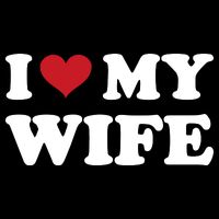 I Heart My Wife Cooling Performance Crew T-Shirt