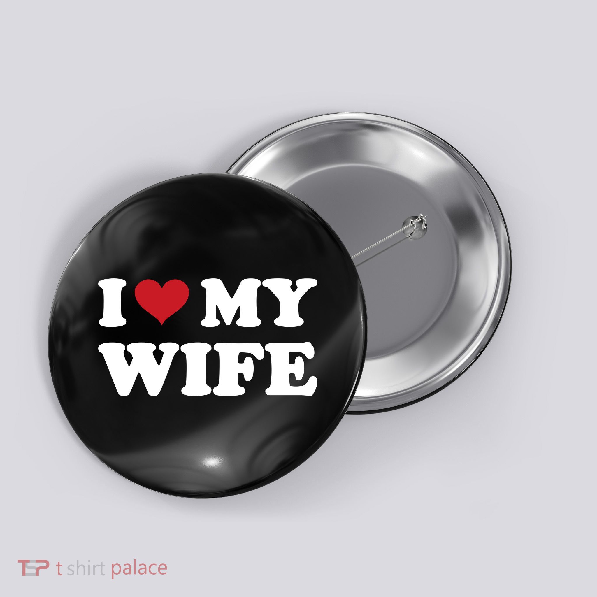 I Heart My Wife Button