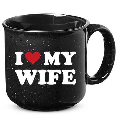 I Heart My Wife 15oz Campfire Ceramic Mug