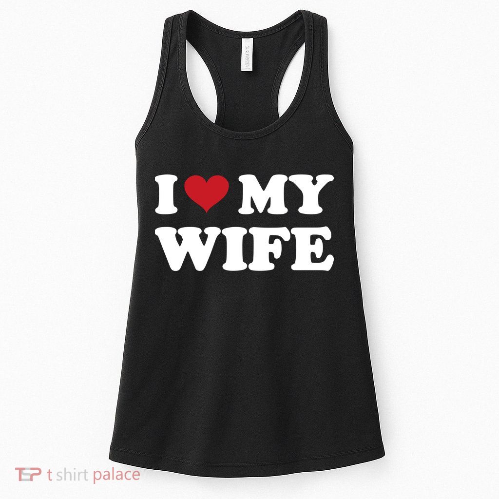 I Heart My Wife Womens Tank Top