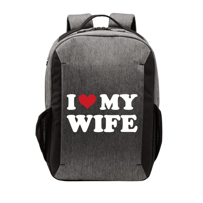 I Heart My Wife Vector Backpack
