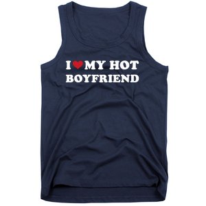 I Heart My Hot Boyfriend Tank Top