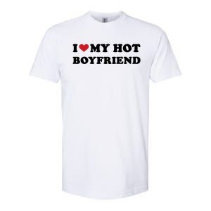 I Heart My Hot Boyfriend Softstyle CVC T-Shirt