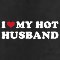 I Heart My Hot Husband Garment-Dyed Heavyweight T-Shirt