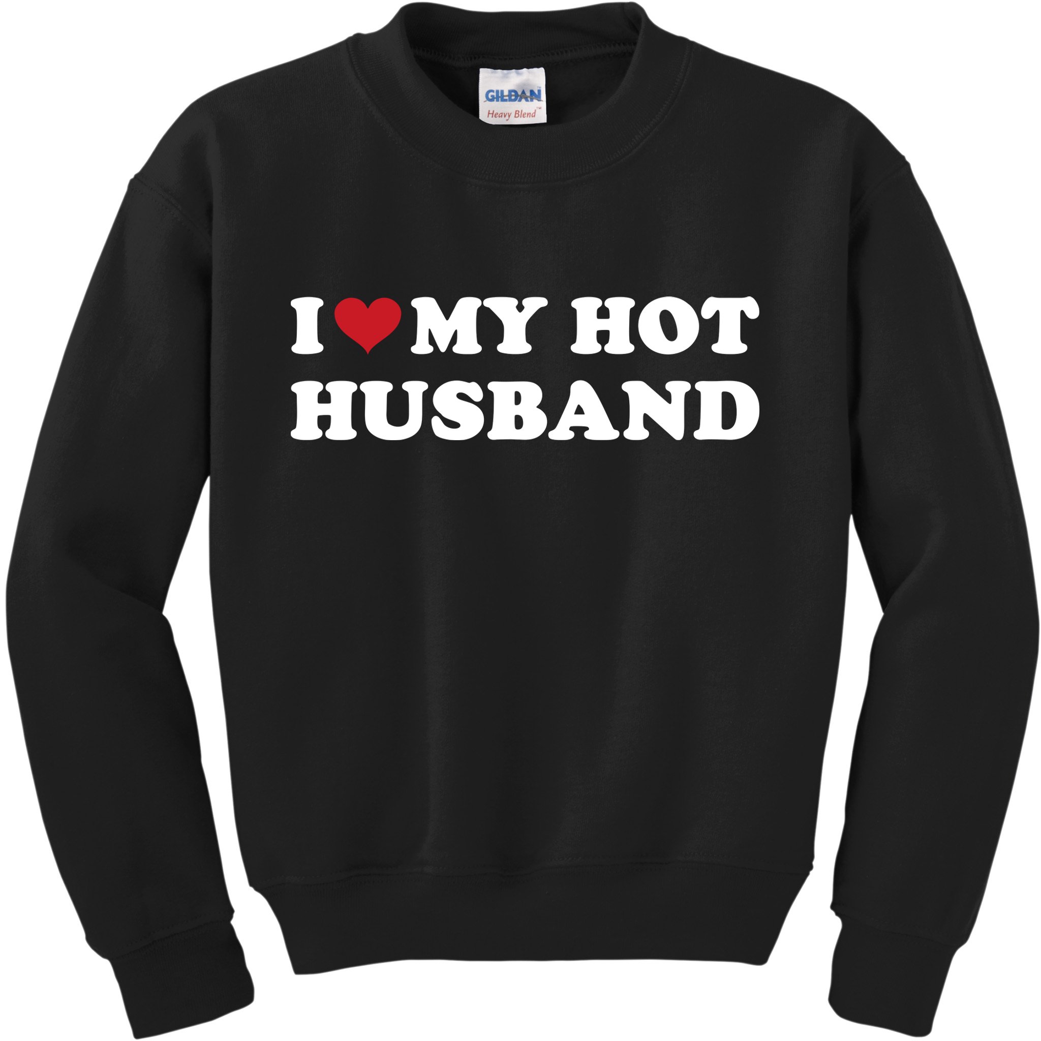 I Heart My Hot Husband Kids Sweatshirt