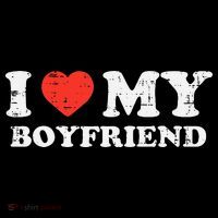 I Heart My Boyfriend Love Bf Couple Match Girlfriend  Flatbill Hat