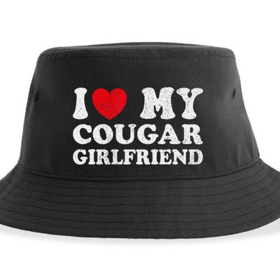 I Heart My Cougar Girlfriend I Love My Cougar Girlfriend GF Sustainable Bucket Hat
