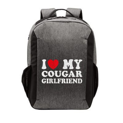 I Heart My Cougar Girlfriend I Love My Cougar Girlfriend GF Vector Backpack