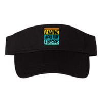 I Have More Than Four Questions Valucap Bio-Washed Visor