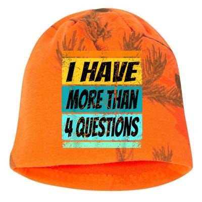 I Have More Than Four Questions Kati - Camo Knit Beanie