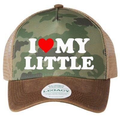 I Heart My Little Love Matching Little Big Sorority Legacy Tie Dye Trucker Hat