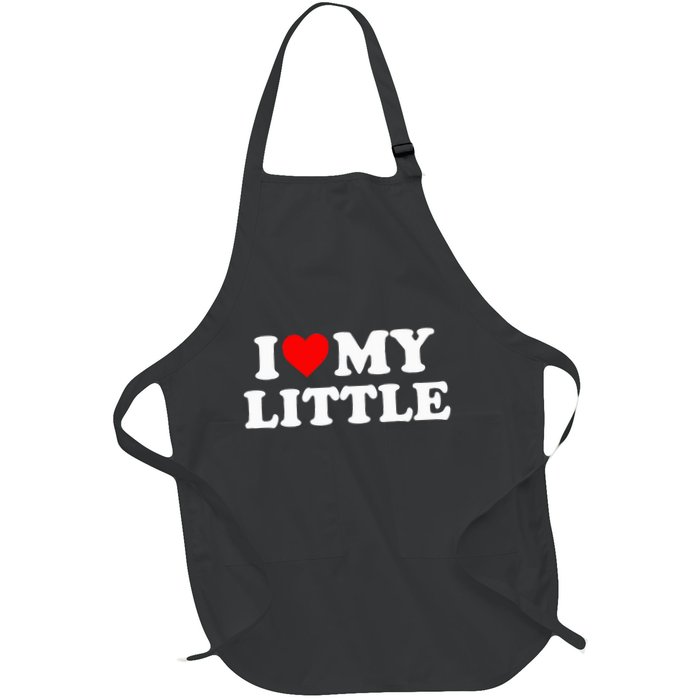 I Heart My Little Love Matching Little Big Sorority Apron