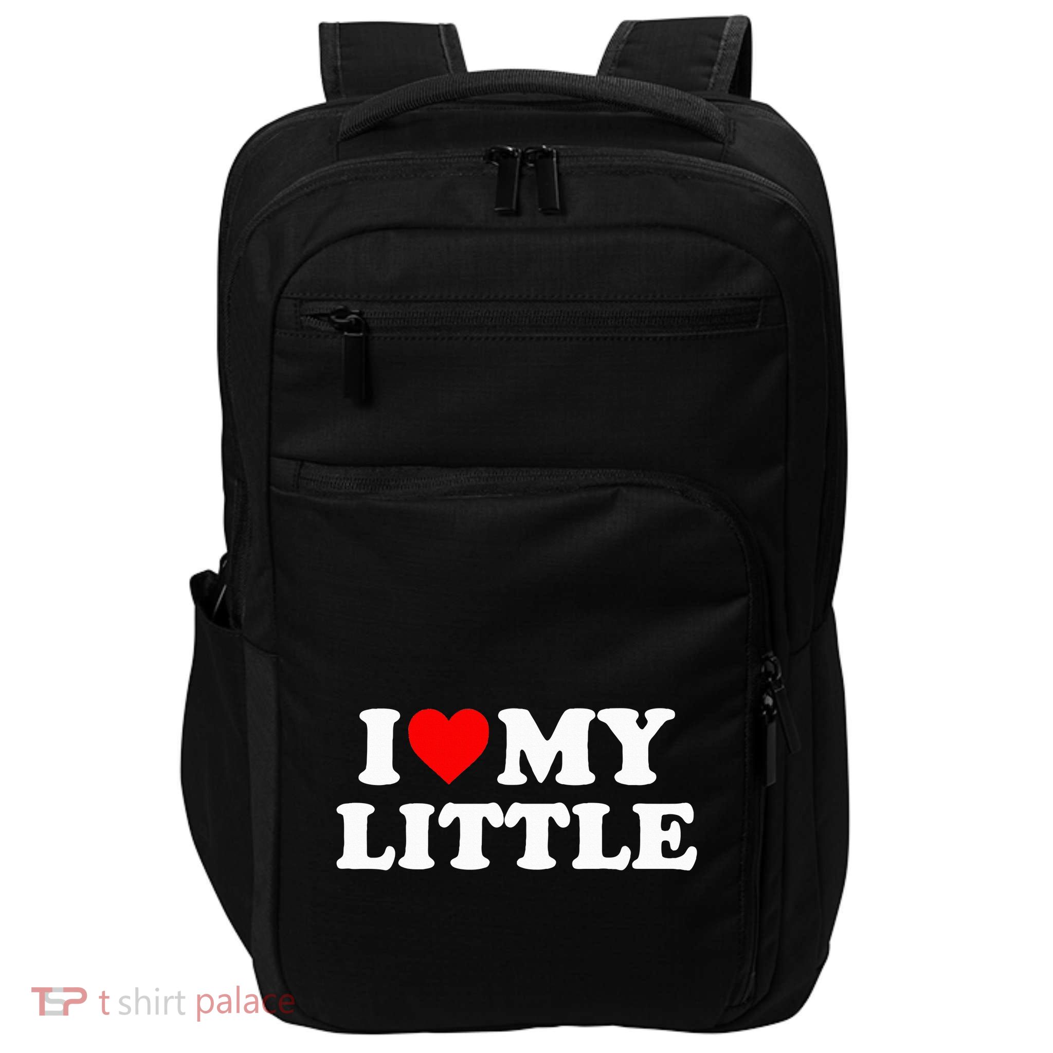 I Heart My Little Love Matching Little Big Sorority Impact Tech Backpack