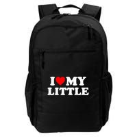 I Heart My Little Love Matching Little Big Sorority Backpack