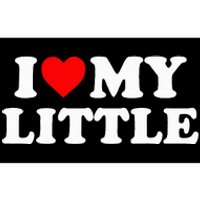 I Heart My Little Love Matching Little Big Sorority Bumper Sticker