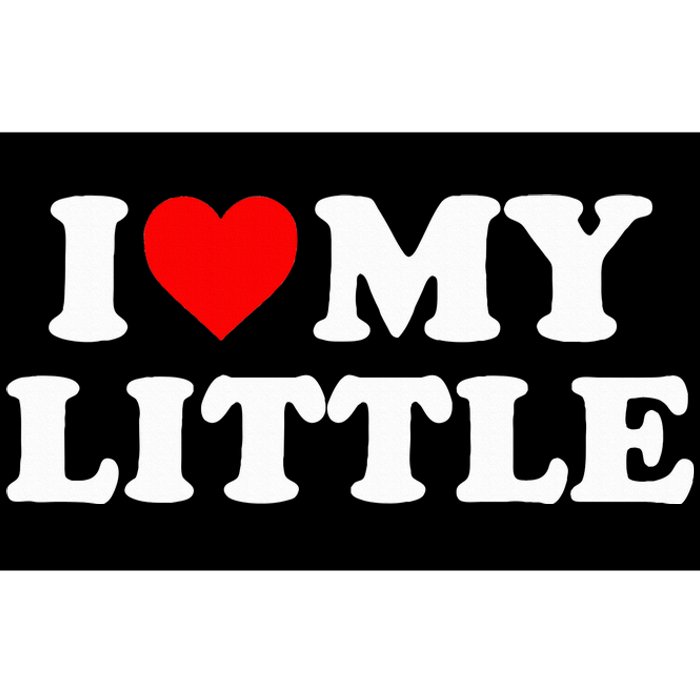 I Heart My Little Love Matching Little Big Sorority Bumper Sticker