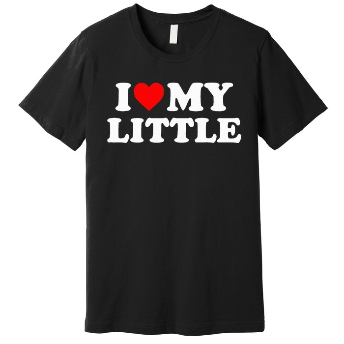 I Heart My Little Love Matching Little Big Sorority Premium T-Shirt