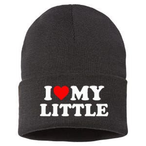 I Heart My Little Love Matching Little Big Sorority Sustainable Knit Beanie