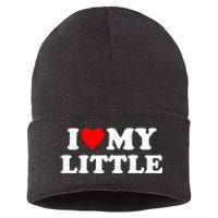 I Heart My Little Love Matching Little Big Sorority Sustainable Knit Beanie