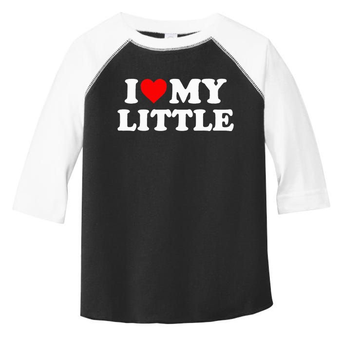 I Heart My Little Love Matching Little Big Sorority Toddler Fine Jersey T-Shirt