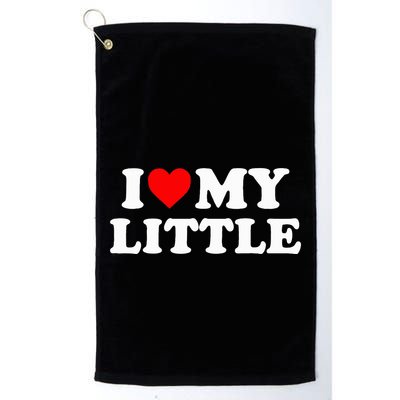I Heart My Little Love Matching Little Big Sorority Golf Towel