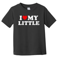 I Heart My Little Love Matching Little Big Sorority Toddler T-Shirt