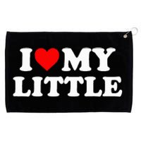 I Heart My Little Love Matching Little Big Sorority Grommeted Golf Towel