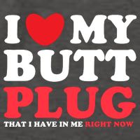 I Heart My Butt Plug That I Have In Me Right Now Vector Backpack