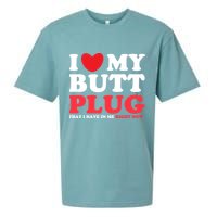 I Heart My Butt Plug That I Have In Me Right Now Sueded Cloud Jersey T-Shirt