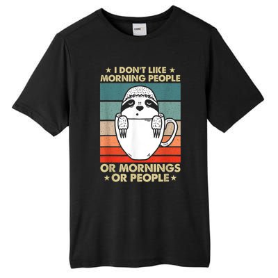 I Hate Morning People And Mornings And People Tall Fusion ChromaSoft Performance T-Shirt