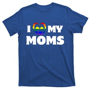 I Heart My Moms Gift Lesbian Moms Gift Lgbt Pride Cute Gift T-Shirt