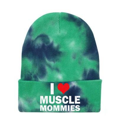 I Heart Muscle Mommies Muscle Mommy Tie Dye 12in Knit Beanie