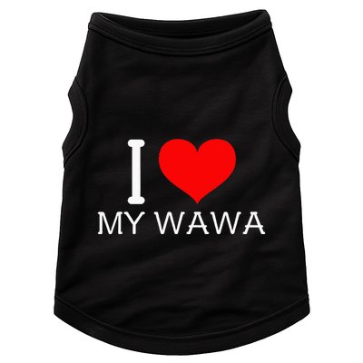 I Heart My W.A.W.A Doggie Tank