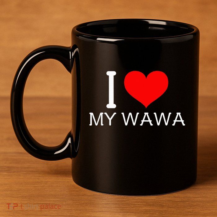 I Heart My W.A.W.A 11oz C Handle Ceramic Mug