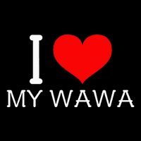 I Heart My W.A.W.A Drawstring Bag