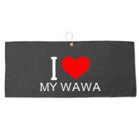 I Heart My W.A.W.A Large Microfiber Waffle Golf Towel