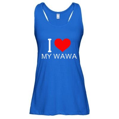 I Heart My W.A.W.A Ladies Essential Flowy Tank