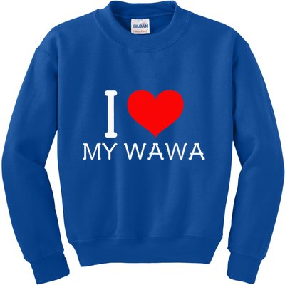 I Heart My W.A.W.A Kids Sweatshirt