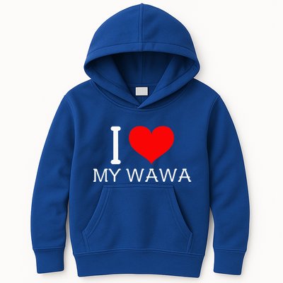 I Heart My W.A.W.A Kids Hoodie