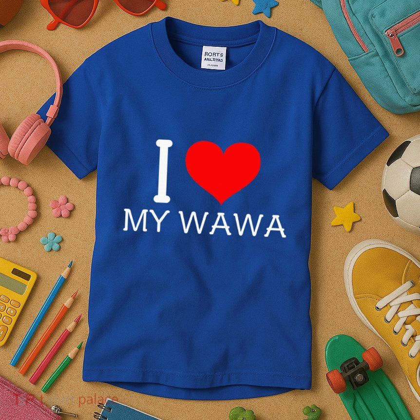 I Heart My W.A.W.A Kids T-Shirt