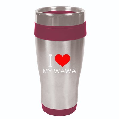 I Heart My W.A.W.A 16oz Travel Tumbler