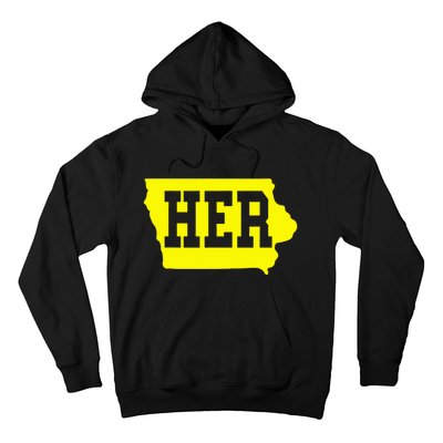 Iowa Her Map Hoodie