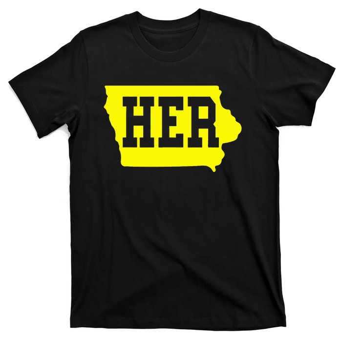 Iowa Her Map T-Shirt