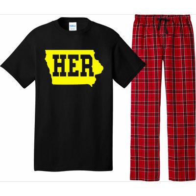 Iowa Her Map Pajama Set