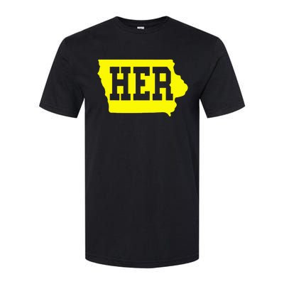 Iowa Her Map Softstyle CVC T-Shirt