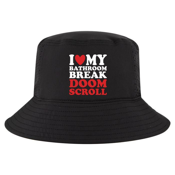 I Heart My Bathroom Break Doom Scroll Cool Comfort Performance Bucket Hat