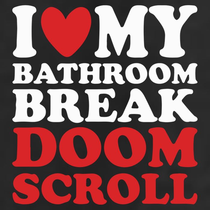 I Heart My Bathroom Break Doom Scroll Cool Comfort Performance Bucket Hat
