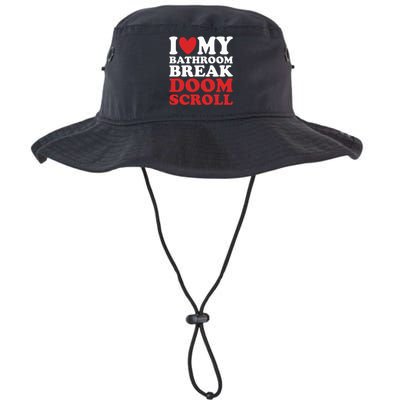 I Heart My Bathroom Break Doom Scroll Legacy Cool Fit Booney Bucket Hat