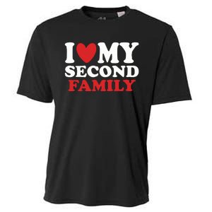 I Heart My Second Family Cooling Performance Crew T-Shirt